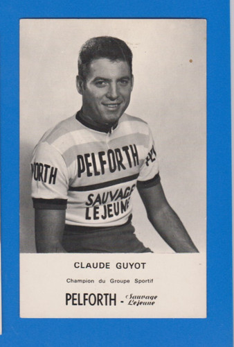 Cyclisme carte cycliste claude - carte,