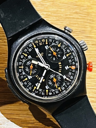 Rare swatch alarme chrono - rare,