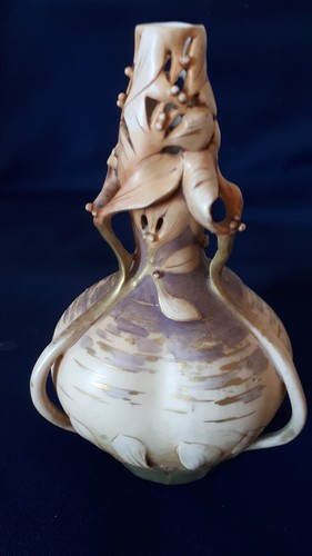 Amphora turn teplitz vase - amphora,