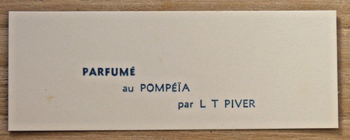 Carte parfumée piver - carte,