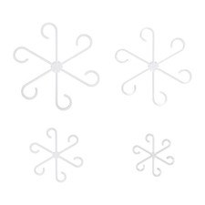 Lot de 4 supports de tiges