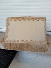 Ancien Grand Abat Jour Tissus