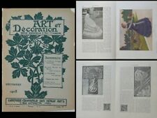 ART ET DECORATION - DECEMBRE 1908 - BERNARD BOUTET DE MONVEL, MATHURIN MEHEUT