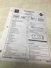 Fiche technique automobile Peugeot 405 turbo 16 édition 1993 EA turbo16