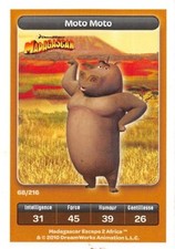 Carte Carrefour Dreamworks - Madagascar - Moto Moto N°68