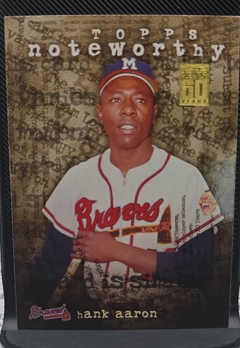 2001 topps noteworthy hank - 2001,