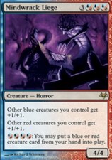 Magic / MTG noble féal de tourmental / mindwrack liege Eventide FOIL !!! English