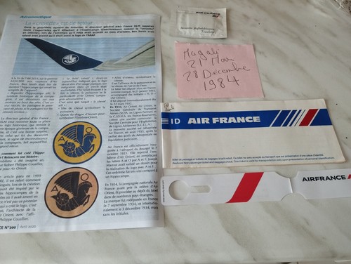 Air france ancien billet - air,