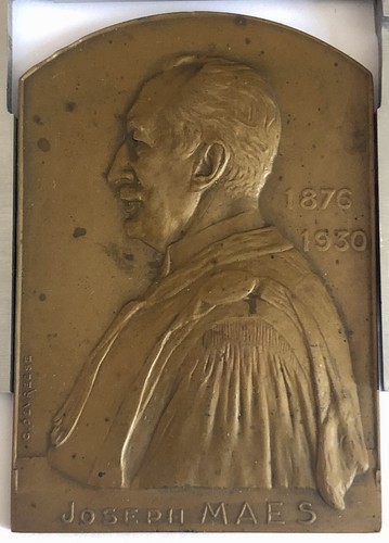 Médaille plaque bronze - plaque, en