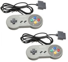 2 X Manette SNES (Super Nes) contrôleur pour Super Nintendo