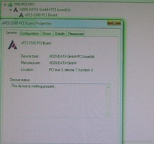 ADDI-DATA APCI-1500 testé