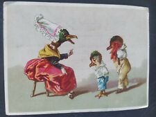 Chromos à la grâce de dieu Mercerie Château-Gonthier le vilain petit canard