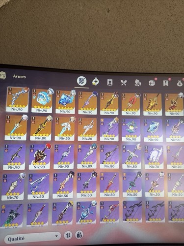 Compte genshin impact ar58 - genshin, euw