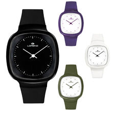 Montre Unisex LORENZ VIGORELLI Silicone Noir Blanc Pourpre Vert Sub 50mt Limited