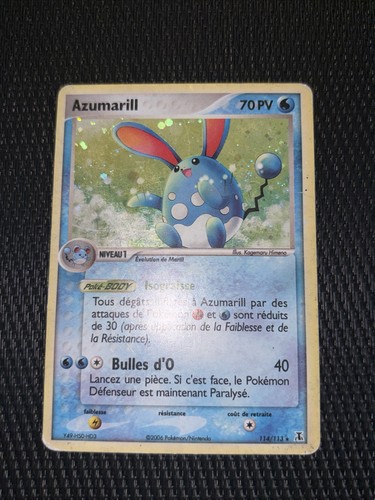 Carte pokémon azumarill - carte,