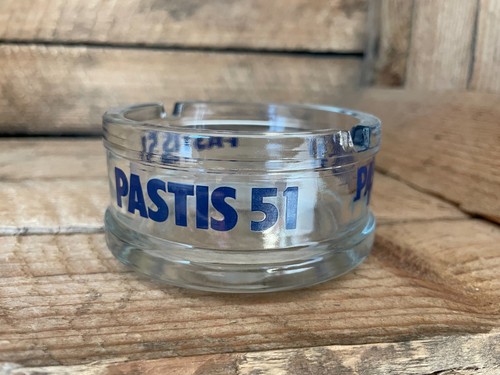 Cendrier verre pastis 51 - cendrier,