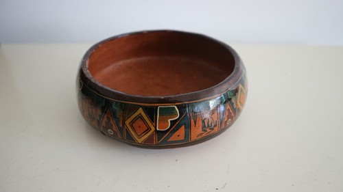 Ancien plat recipient terre - recipient, en