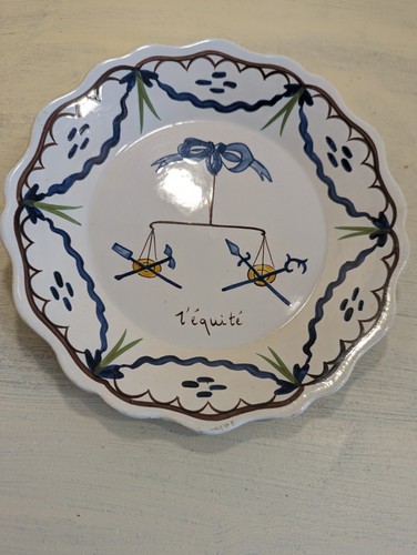 Assiette revolutionnaire - assiette,