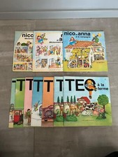📚 Lot 10 livres vintage Téo / Nico et Anna Paris-Hachette 1978 très bon état 📚
