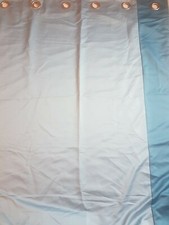 Next Rideau de porte à oeillets doublé satin sarcelle 228x229 cm (NB32)