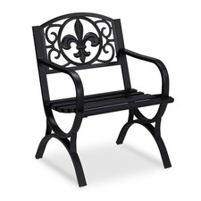 Chaise de jardin 10,6 kg noir
