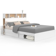 Lit double CLEM avec tête de