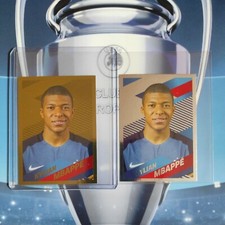  2 X PANINI KYLIAN MBAPPE OR GOLD SILVER ROOKIE RC  FRANCE WORLD CUP 2018  #54 ,