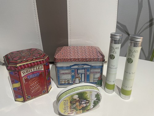 Lot boîtes métalliques - lot,