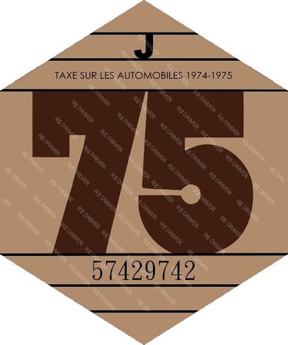 Vignette 1975 pour - vignette,