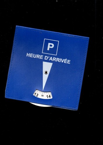 Disque horodateur zone bleue - disque,