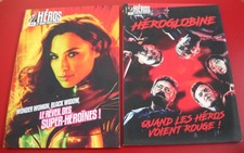 lot de 4 magazines Héros 6 à 9  Mook - super héros comics , films , séries