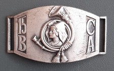 15° BCA Alsace 1939 Forteresse Plaque Chasseurs Alpins ORIGINAL WW2 dog tag