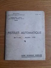 Guide Technique Entretien Pistolet Mac 50 1951