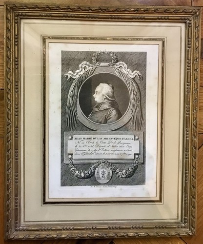 Gravure ancienne portrait - gravure,
