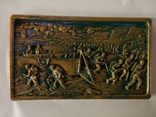 Bas relief péniche du