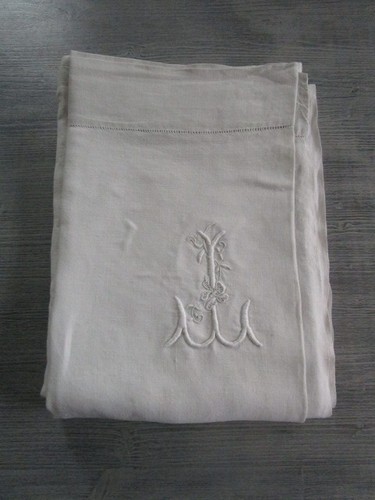Drap ancien coton - drap, en