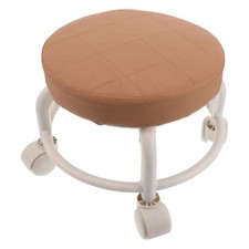 Tabouret rond à roulettes : siège pivotant, rotation à 360 °, pour spa,