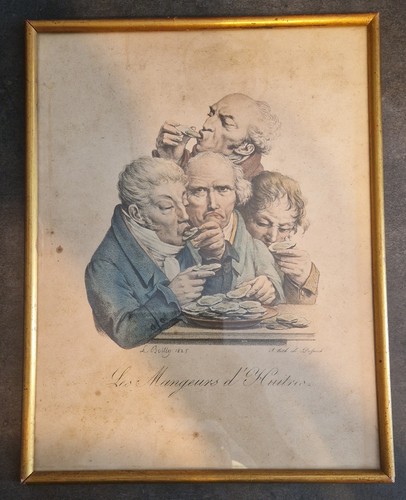 Lithographie ancienne xix - ancienne, Ème
