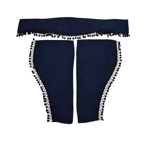 Rideaux velours bleu - en,
