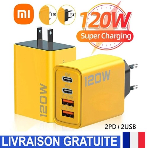 Chargeur usb 120w super - chargeur, c
