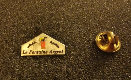 Pin fontaine argent bar - fontaine,