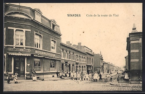 Cpa wandre coin la - de, route