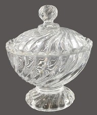 Joli sucrier en cristal de