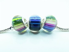 QTY 3- Multi Color Murano