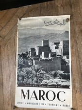 Affiche originale MAROC 1950