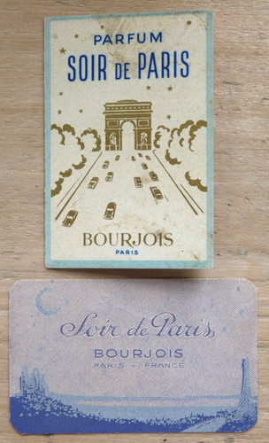 Cartes parfumées bourjois - cartes,