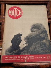 Magazine ancien Paris Match