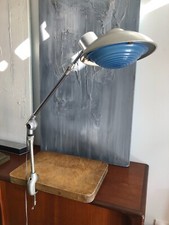 LAMPE D'ARCHITECTE ORIENTABLE A PINCE ÉTAU  " FERDINAND SOLÈRE " SOLR Années 50