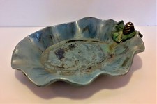 Art nouveau, signée à identifier - très grande vasque L. 56 cm - escargot - 1930