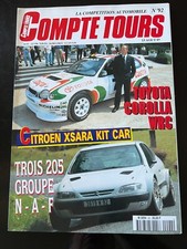Compte Tours n°92 du 8/1997; Citroën Xsara Kit Car/ Toyota Corolla WRC/ 205